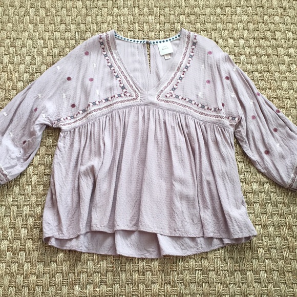 Knox Rose Tops - {3 for $20} Knox Rose embroidered boho blouse L